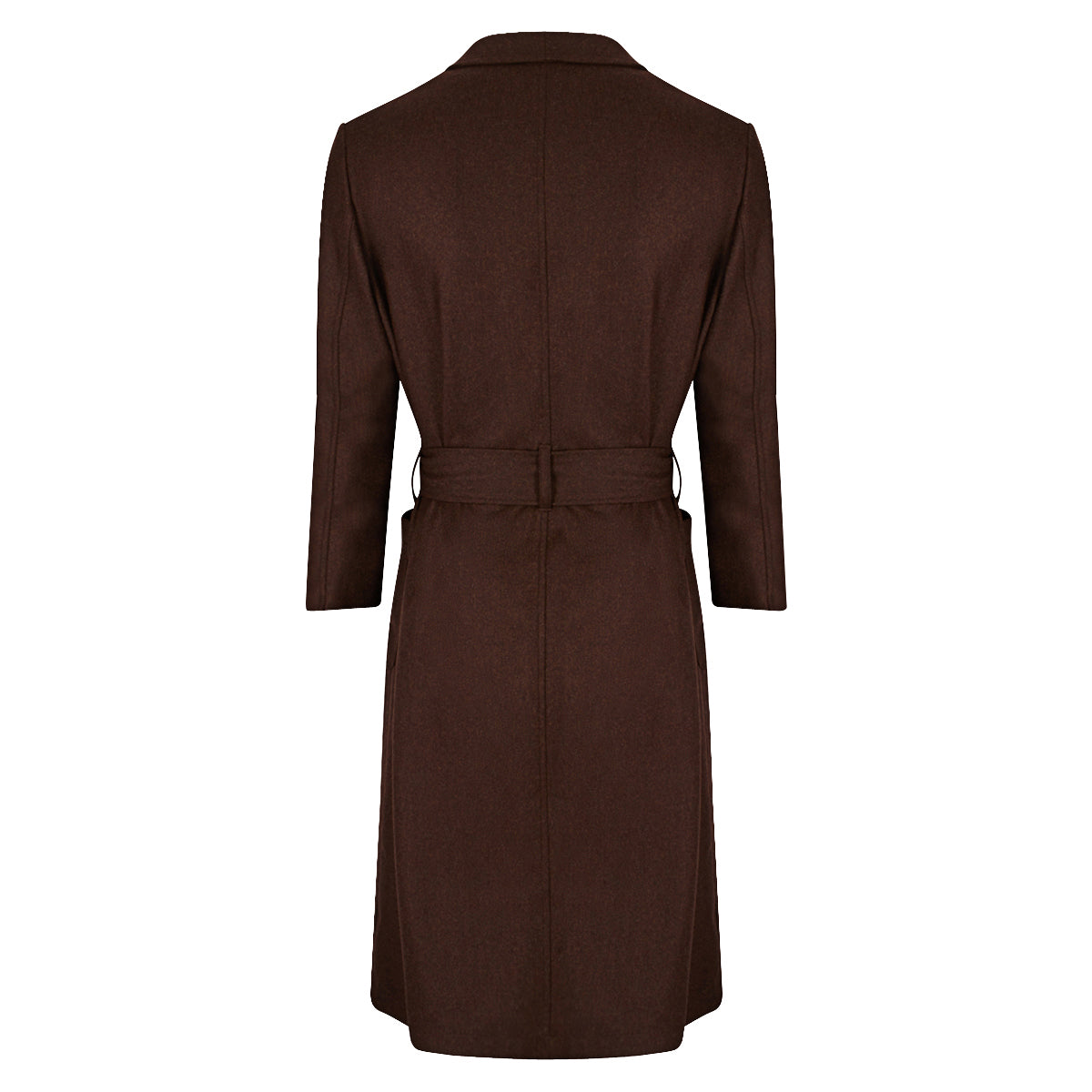 Chocolate Brown Cashmere Lounge Gown