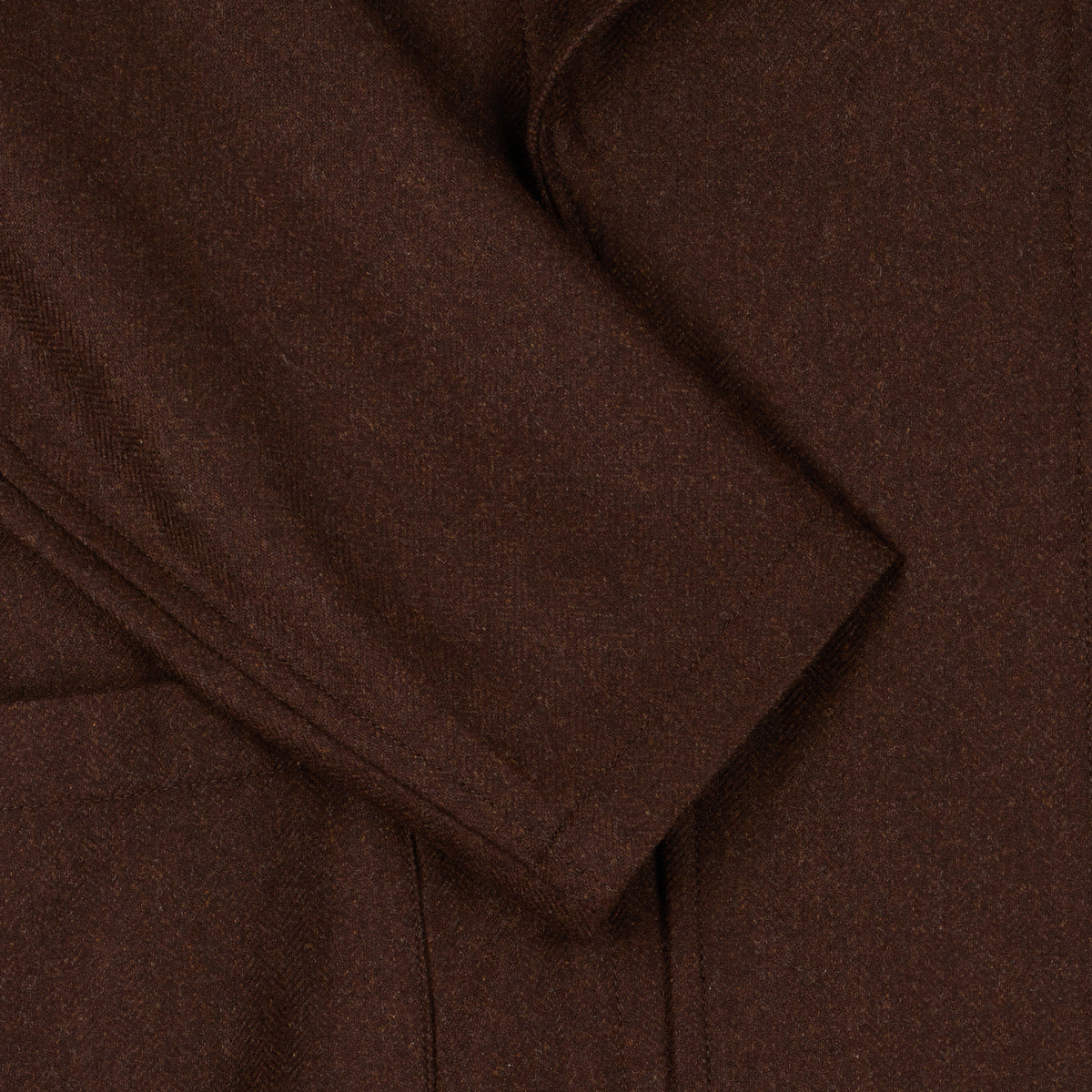 Chocolate Brown Cashmere Lounge Gown