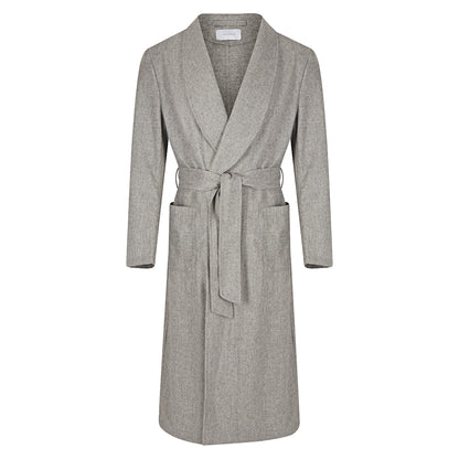 Terrace Grey Flannel Lounge Gown